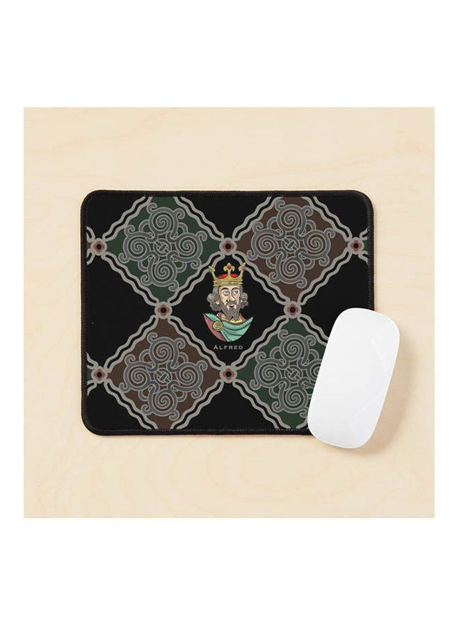 King Alfred The Great Mouse Pad Multicolour