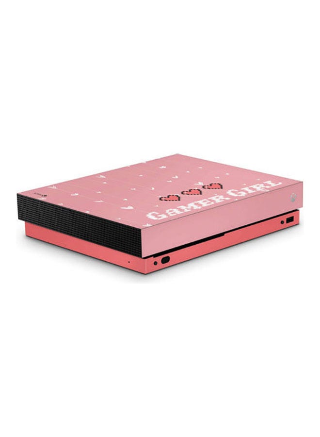 8 Bit Retro Gamer Girl Skin For Xbox One X 