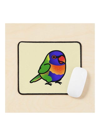 Chubby Rainbow Lorikeet Mouse Pad Multicolour - v1643477367/N52500304A_1