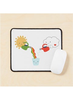 The Glass Is Refillable Mouse Pad Multicolour