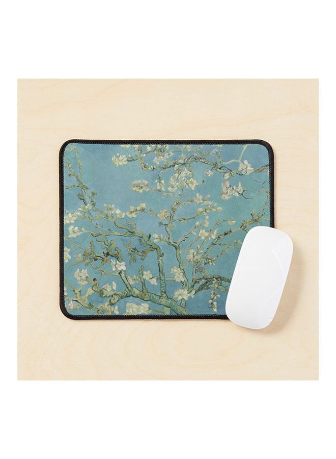 Almond Blossoms Mouse Pad Multicolour