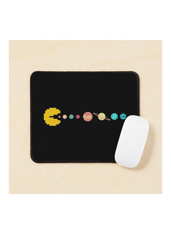 Solar System Game Over Pixel Sun Eating All Planets Of Our Solar System Mouse Pad Multicolour 