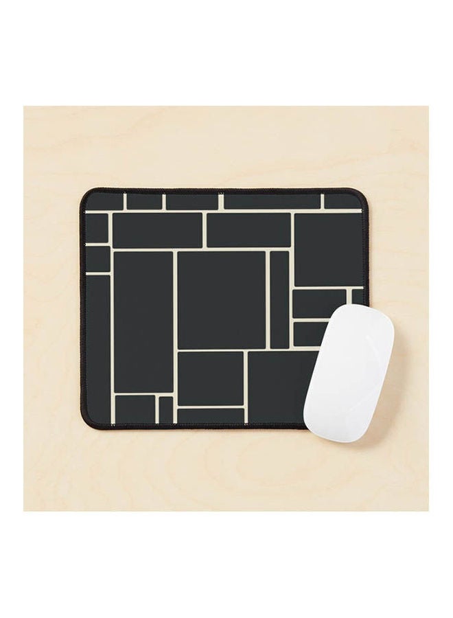 Generic Mod Streets Off Black And Cream Mouse Pad Multicolour 