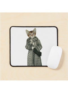 Kitten Dressed As Cat Mouse Pad Multicolour