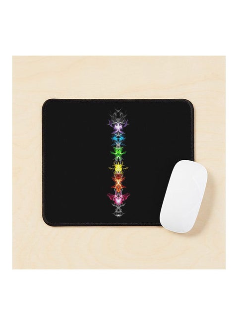 Fractal Art Chakras Energy Centers Mouse Pad Multicolour