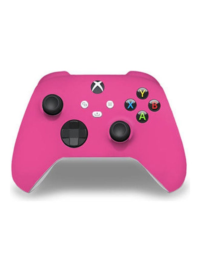 غلاف لاصق لذراع التحكم بجهاز إكس بوكس سيريس باللون الوردي