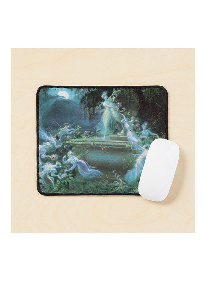 The Visit At Moonlight Mouse Pad Multicolour 