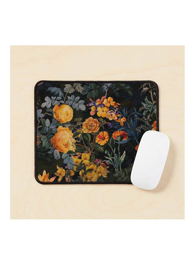 Vintage Botanical En Night Garden Mouse Pad Multicolour