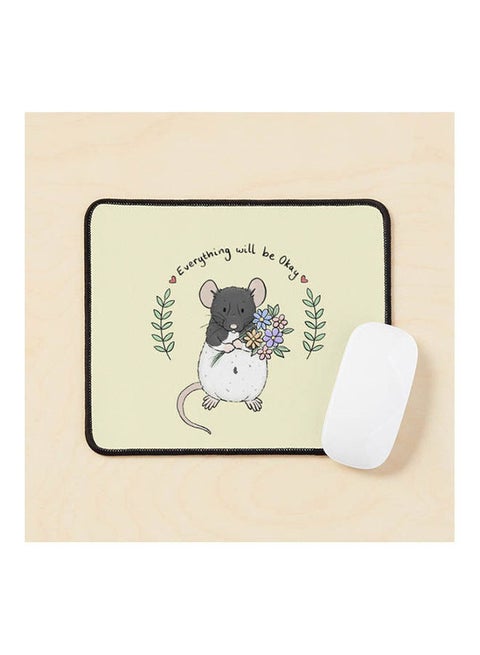 Everything Will Be Okay Mouse Pad Multicolour