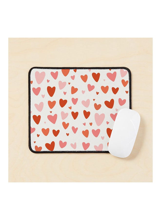 And Hearts Mouse Pad Multicolour
