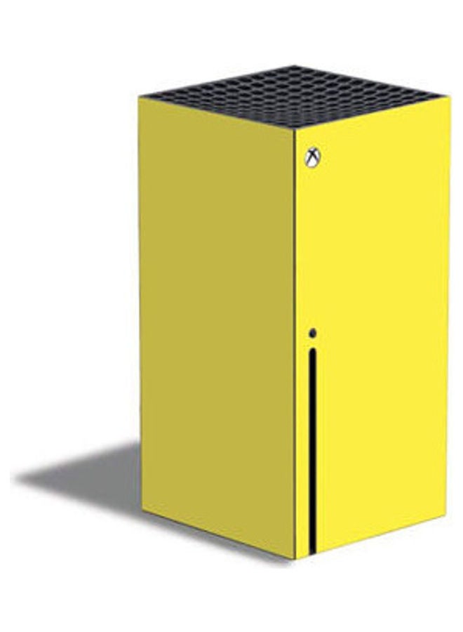 Yellow Skin For Xbox Series X