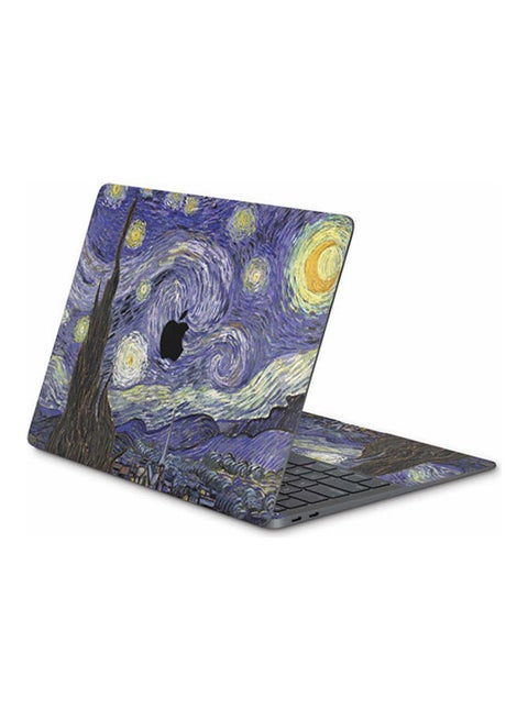 Starry Night By Van Gogh Skin For Macbook Air 13 2018-2020 Multicolour