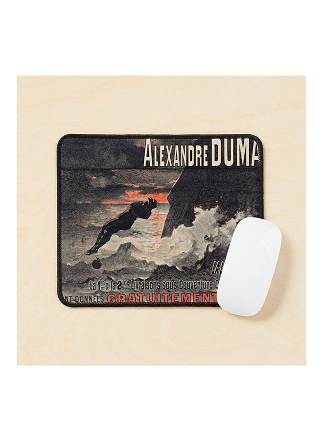 Generic Le Comte De Monte Cristo Par Alexandre Dumas Mouse Pad Multicolour 