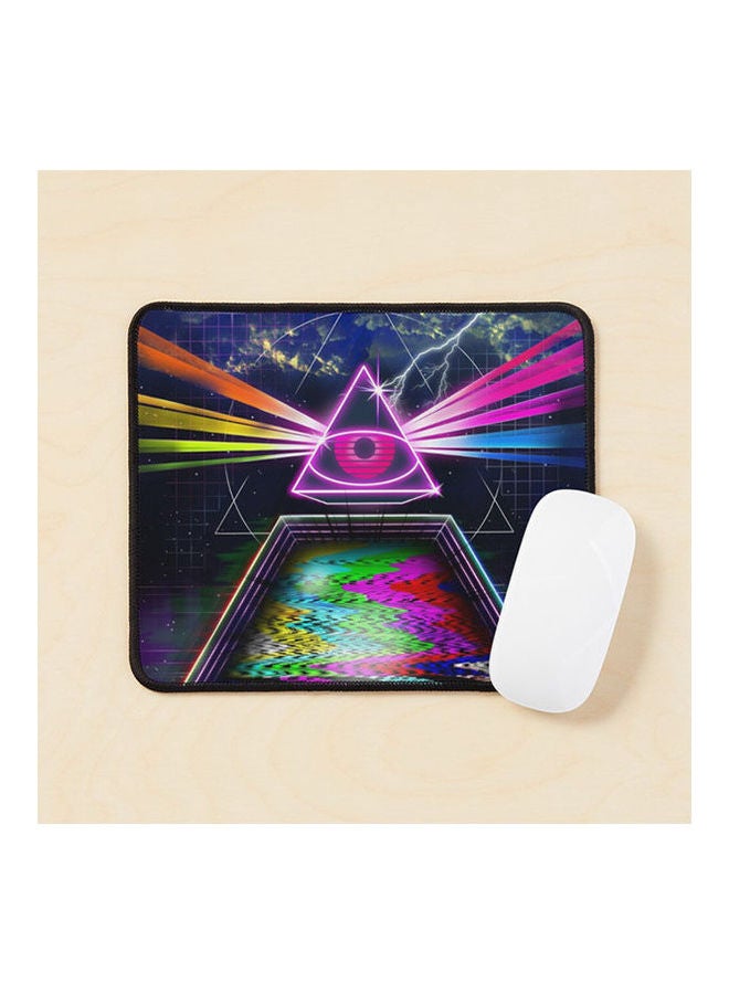 Static Intelligence Vhs 80S Retro Glitch Mouse Pad Multicolour
