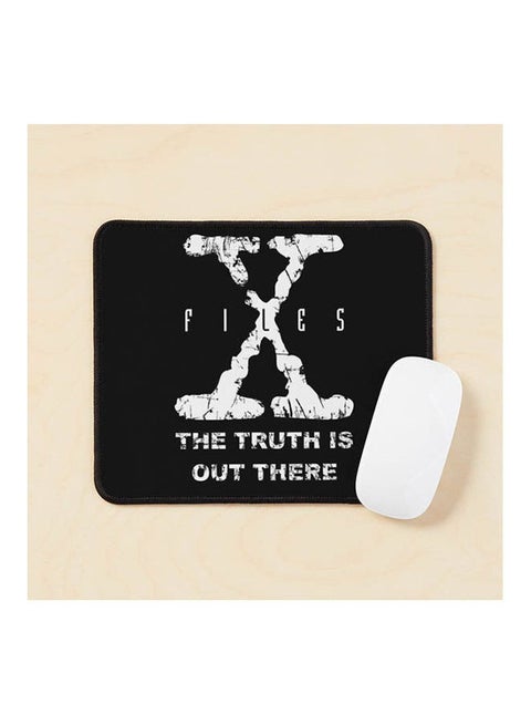 X Files Grunge Mouse Pad Multicolour