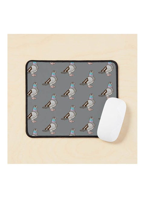 Pigeon Pattern Mouse Pad Multicolour