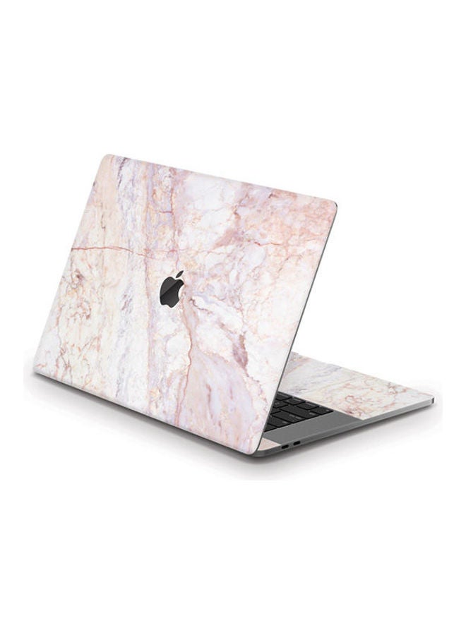Generic - Rose Gold Marble Skin For Macbook Pro 15 Touch Bar (2016 2019) Multicolour - Image 1