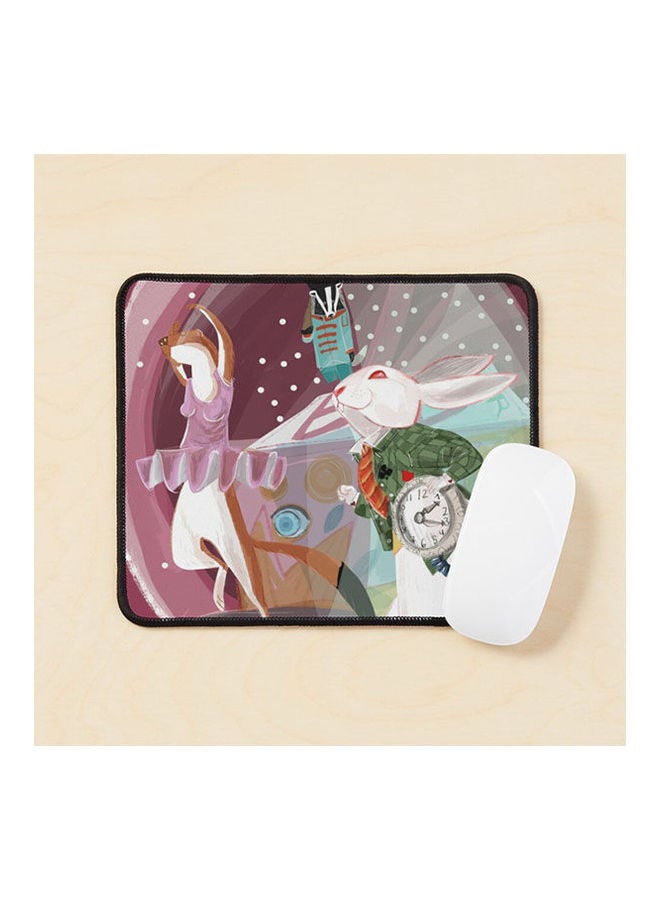 Generic Dancing The Ballerina Stoat And The Rabbit Mouse Pad Multicolour 
