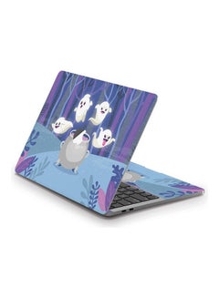 Spooky Ghosts Purple Edition Skin For Macbook Pro 13 Touch Bar (2016 2019) Multicolour