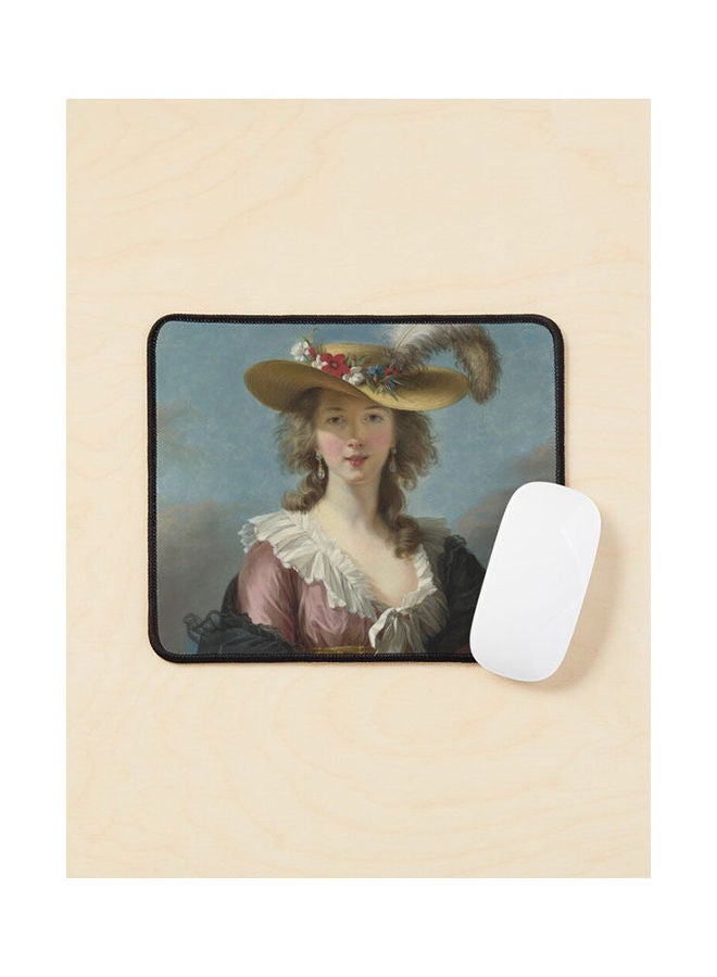 Generic - Self Portrait In A Straw Hat Mouse Pad Multicolour - Image 1