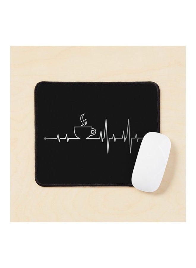 Coffee Heartbeat Mouse Pad Multicolour