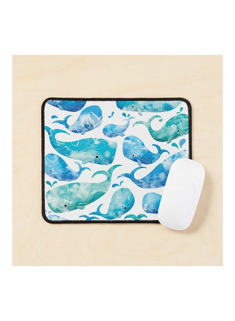 Wonderful Whales Mouse Pad Multicolour