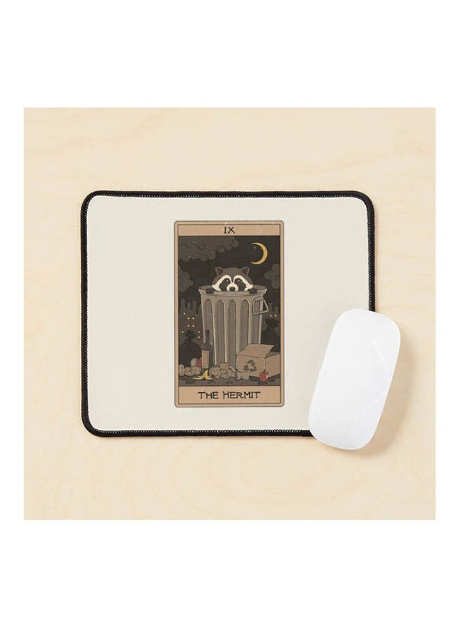 The Hermit Raccoons Tarot Mouse Pad Multicolour 