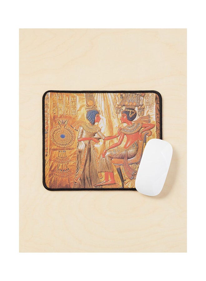 Pharaoh Tutankhamun S Throne Mouse Pad Multicolour