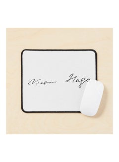 Signature Of Victor Hugo Mouse Pad Multicolour