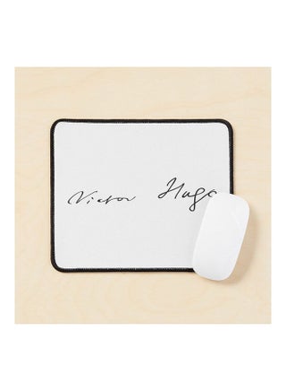 Signature Of Victor Hugo Mouse Pad Multicolour - v1643478970/N52503539A_1