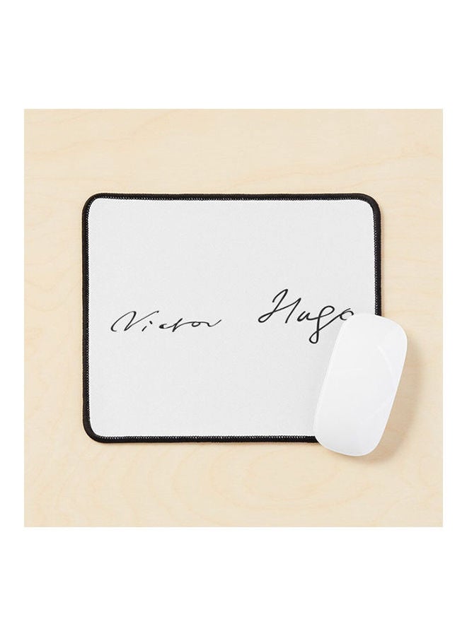 Generic - Signature Of Victor Hugo Mouse Pad Multicolour - Image 1