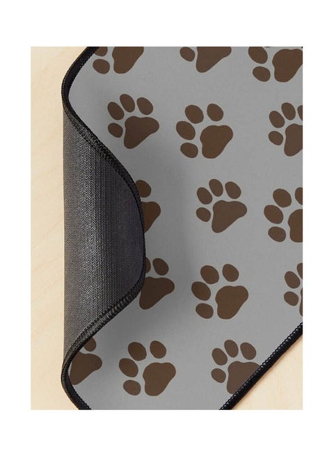 Dog Paw Print S Mouse Pad Multicolour