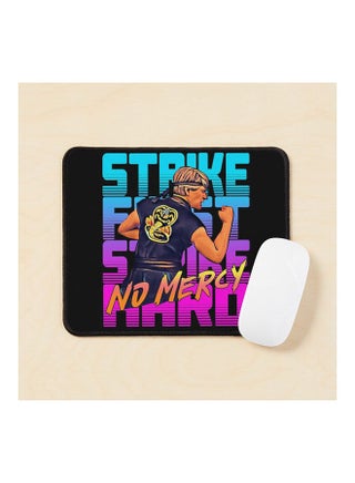 Cobra Kai 2020 Strike First Strike Hard No Mercy Mouse Pad Multicolour - v1643478977/N52506048A_1