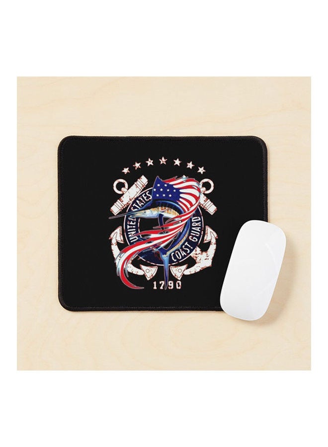 United States Coast Guard Mouse Pad Multicolour