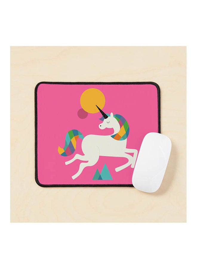 To Be A Unicorn Mouse Pad Multicolour