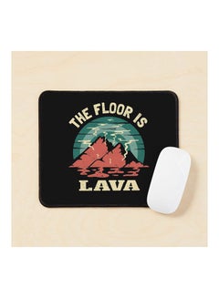 The Floor Is Lava Volcano Funny Floor Game Mouse Pad Multicolour