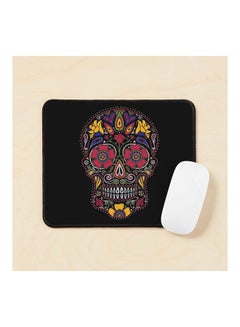 Day Of The Dead Sugar Skull Dark Mouse Pad Multicolour