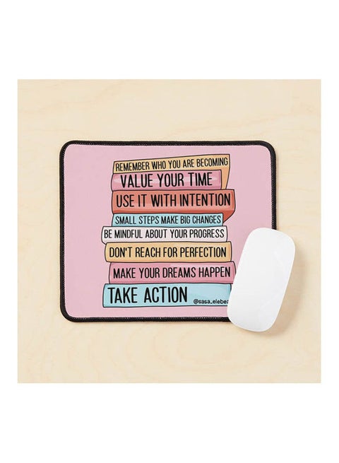 Your Time Mouse Pad Multicolour
