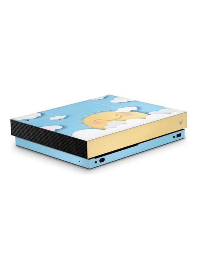 Generic Cute Sun In The Clouds Skin For Xbox One X 