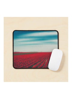 1000001 Tulips Field With Rows Of  Tulips Mouse Pad Multicolour