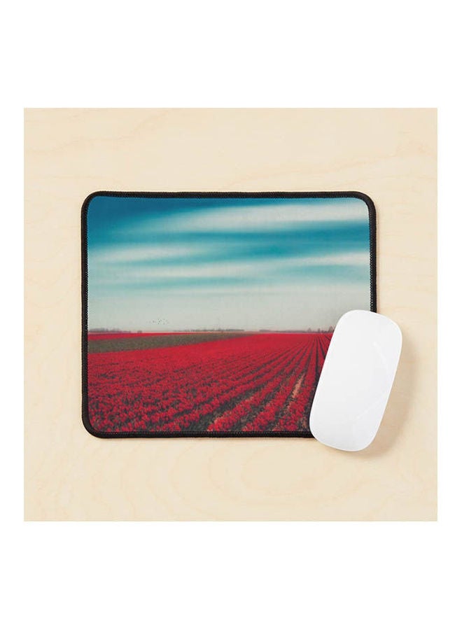 Generic - 1000001 Tulips Field With Rows Of  Tulips Mouse Pad Multicolour - Image 1