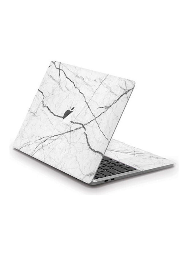 غطاء لاصق بنمط رخامي لجهاز ماك بوك برو 13 2020 متعدد الألوان