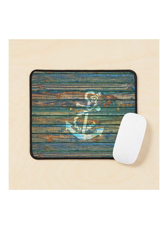 Generic - Cool Anchor Rustic Mouse Pad Multicolour - Image 1