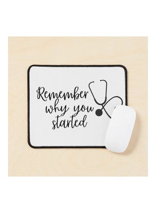 Remember Why You Started Stethoscope Mouse Pad Multicolour - v1643479398/N52500577A_1