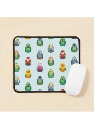 Parrot Nesting Doll Pattern Mouse Pad Multicolour - v1643479409/N52505564A_1
