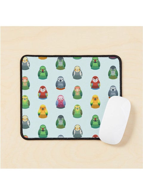 Parrot Nesting Doll Pattern Mouse Pad Multicolour