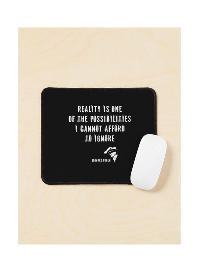 Reality Is One Mouse Pad Multicolour