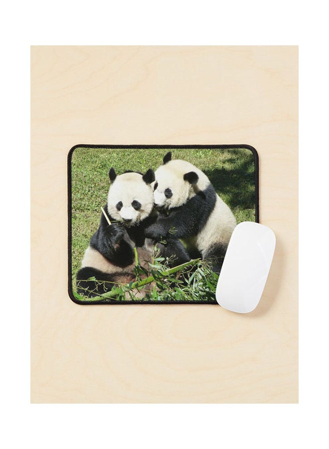 Generic - Giant Pandas Mei Xiang And Bei Bei At The National Zoo Mouse Pad Multicolour - Image 1