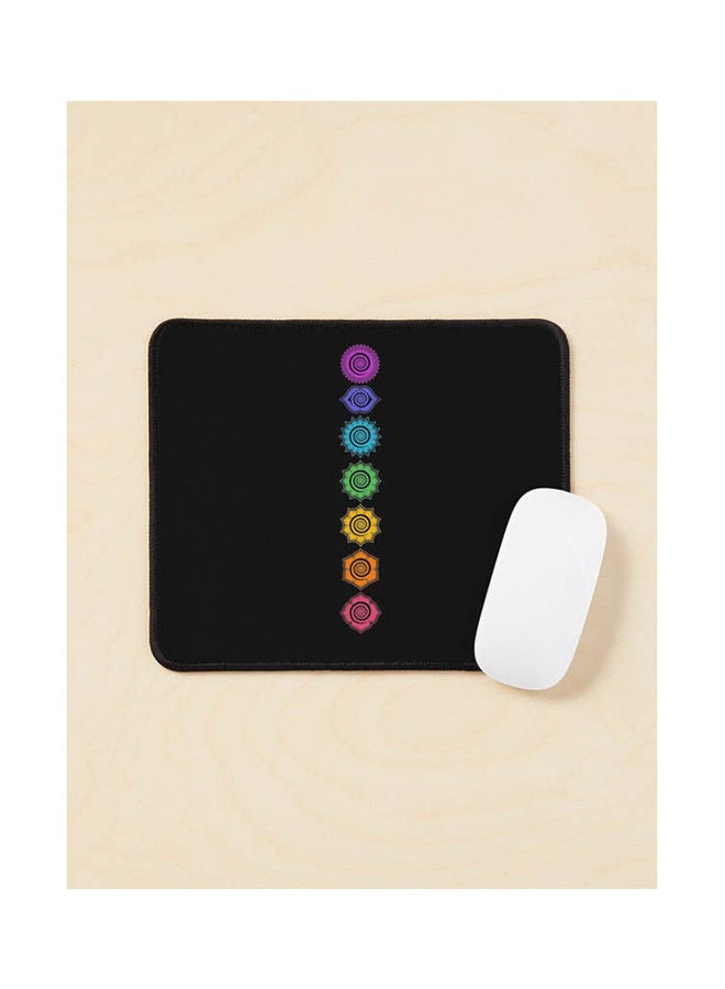 Generic - 7 Chakras Cosmic Energy Centers Mouse Pad Multicolour - Image 1