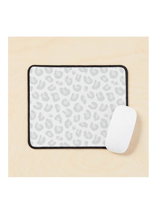 Leopard Print  Gray And Mouse Pad Multicolour